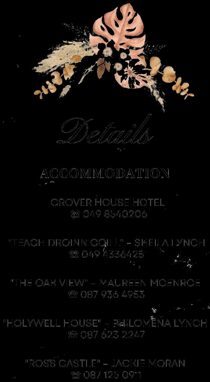 Accommodation details near Crover House Hotel